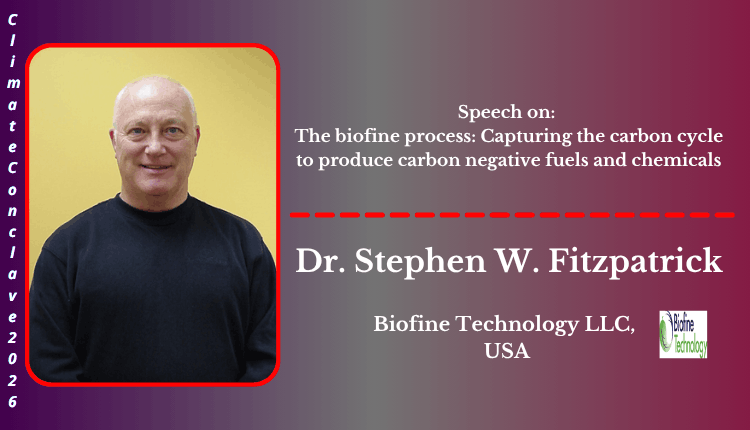 Dr. Stephen W. Fitzpatrick | Speaker | Climate Conclave 2026 Dr. Stephen W. Fitzpatrick | Speaker | Climate Conclave 2026