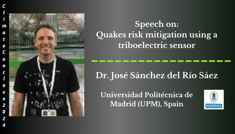 Dr. José Sánchez del Río Sáez | Speaker | Climate Conclave 2024
