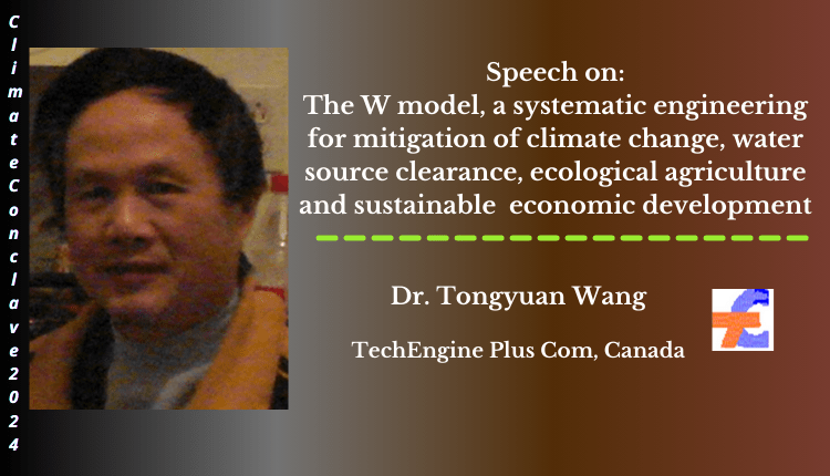 Dr. Tongyuan Wang | Speaker | Climate Conclave 2024
